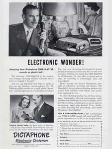 1948 Dictaphone - vintage ad