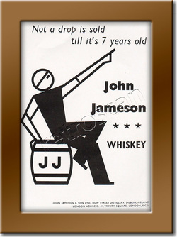 1954  John Jameson Whiskey 