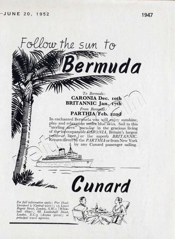 1952 Cunard / Bermuda