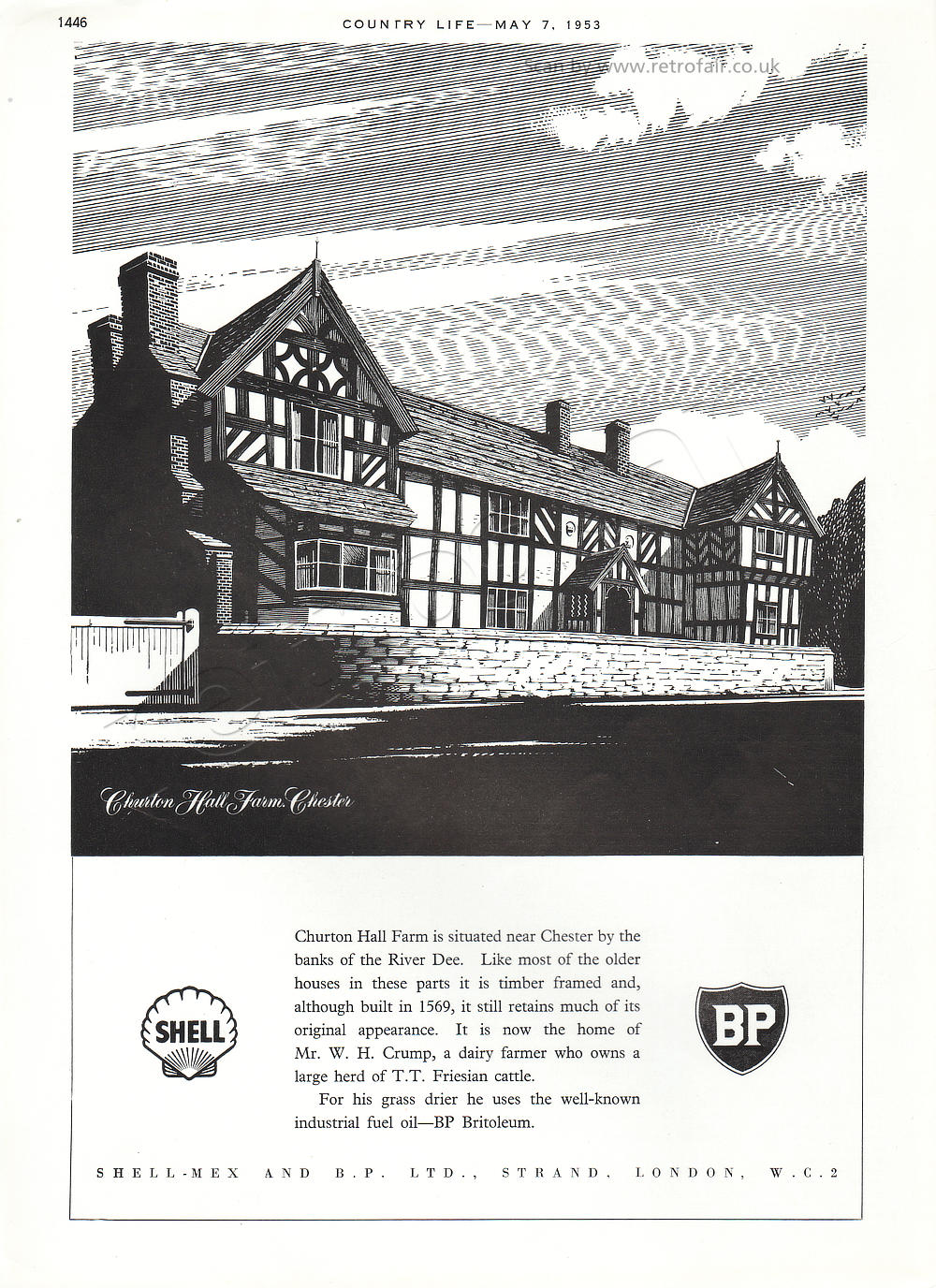 1953 Shell-Mex BP Churton Hall 