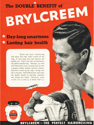 1953 Brylcreem vintage ad