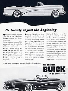  1953 GM Buick - vintage ad