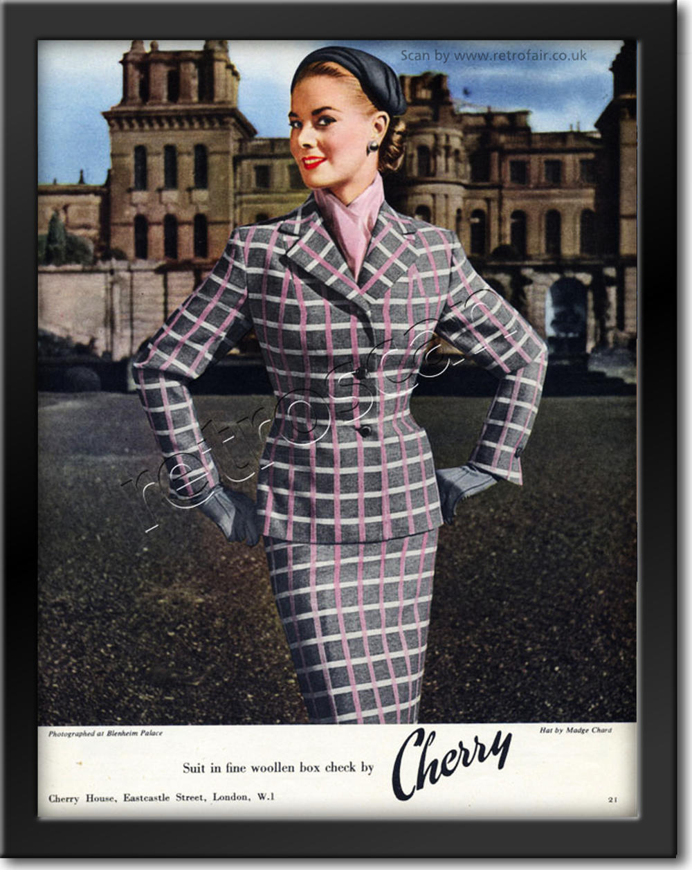 retro Cherry couture advert