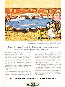 1953 Chevrolet vintage ad