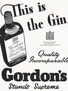 1953 ​Gordon's Gin - vintage ad