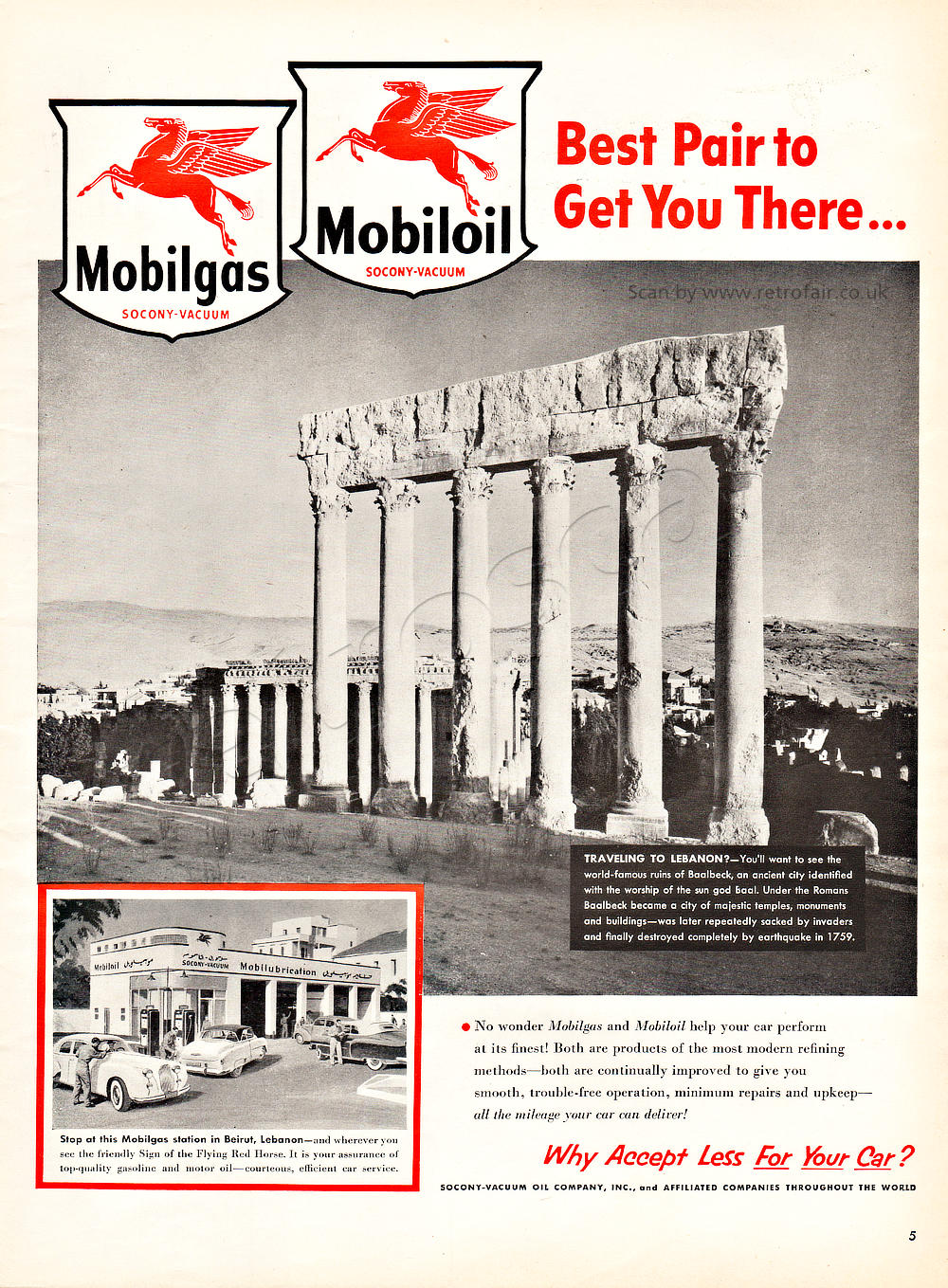 1953 Mobil Gas & Oil 