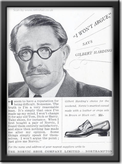 1953 vintage Norvic Shoes advert