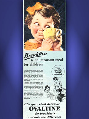 1953 ​Ovaltine - vintage ad