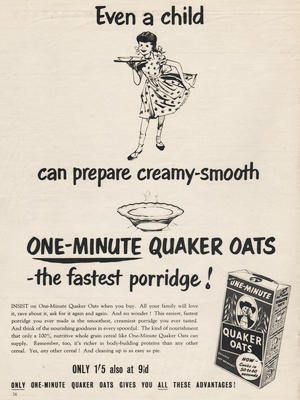 1953 Quaker Oats - vintage ad