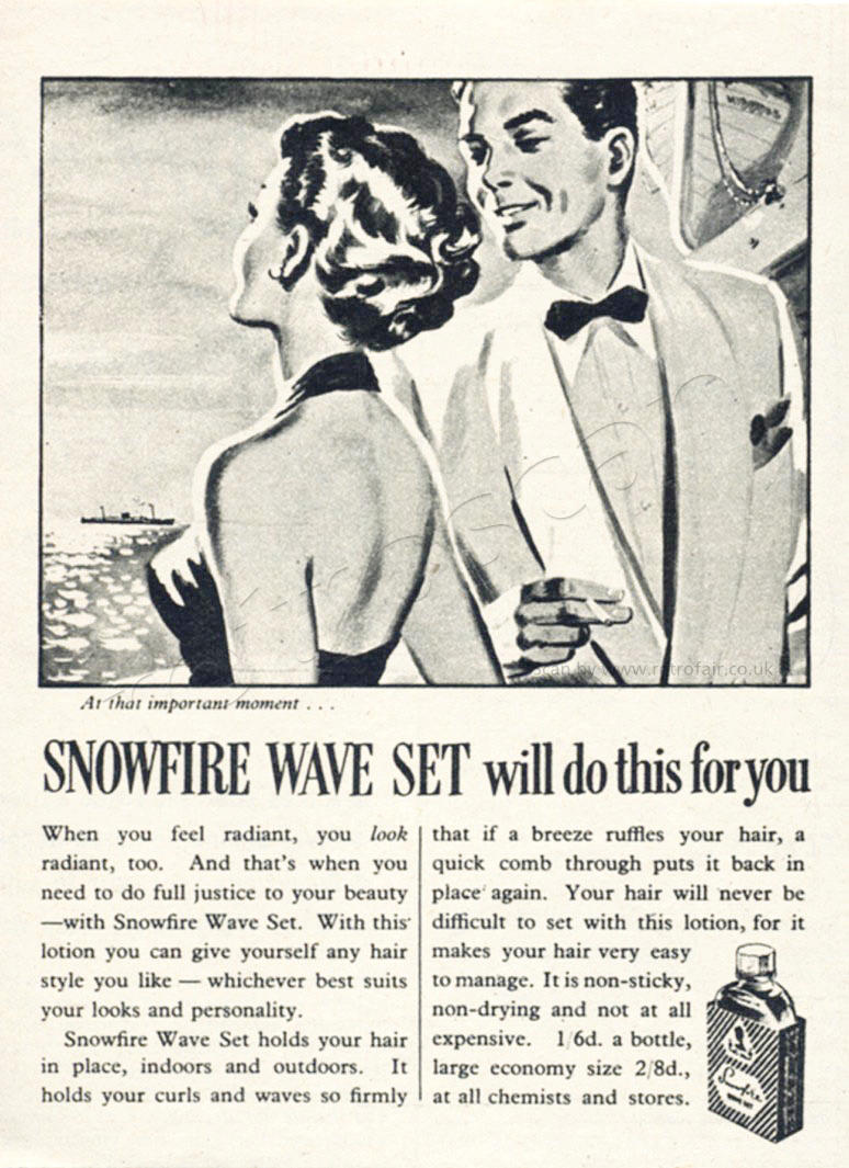 1953 Snowfire vintage ad