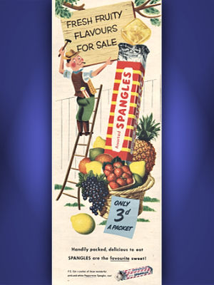 1953 Spangles - vintage ad