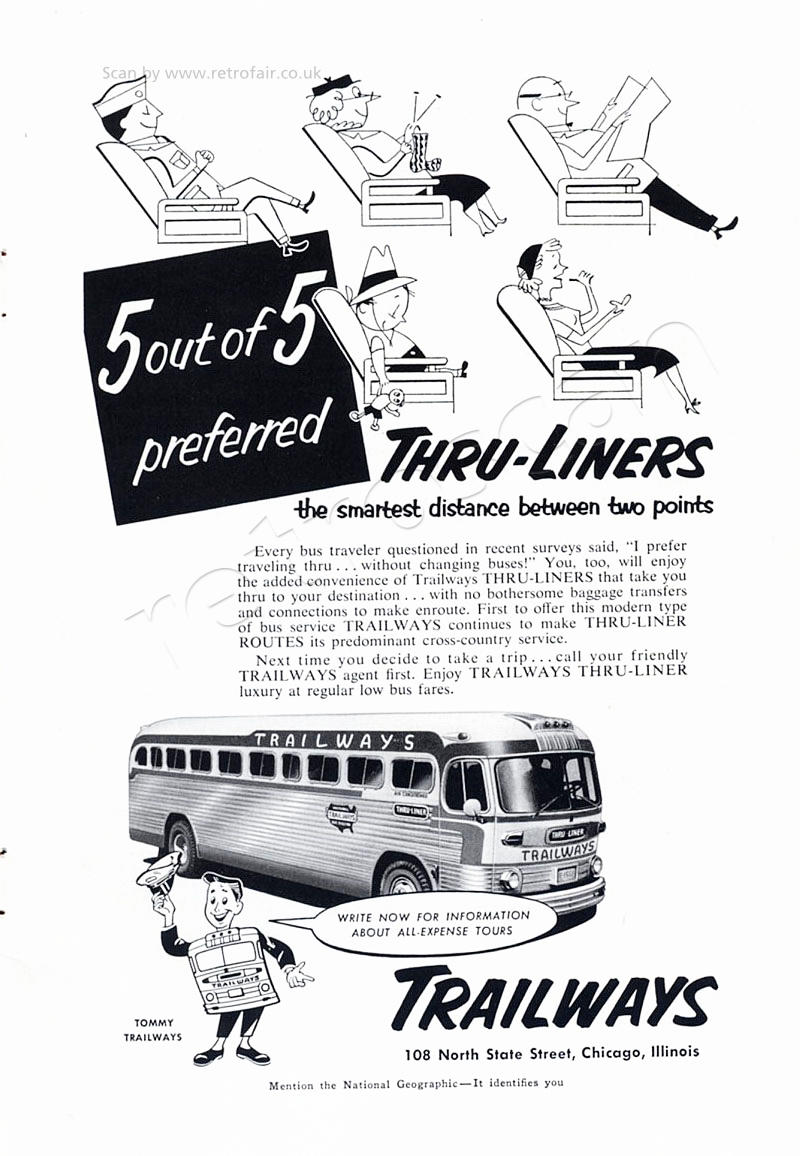 1953 Trailways Thru-Liners