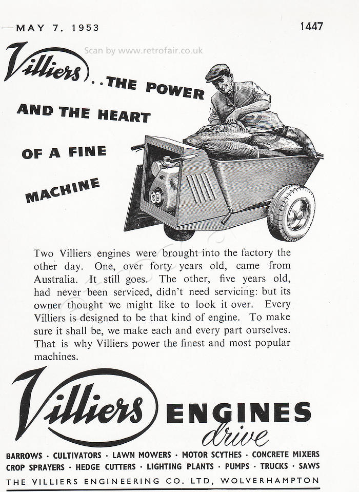 1953 Villiers Engines