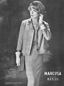 1958 Marcusa Invitation - vintage ad