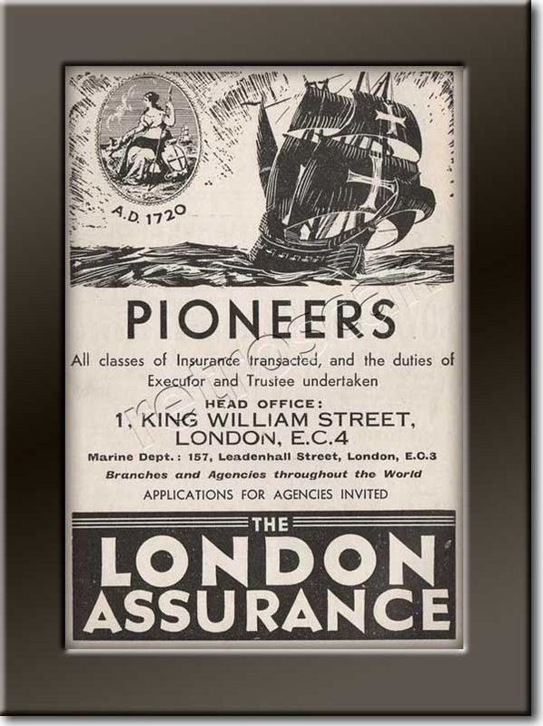 1935 London Assurance  old advert