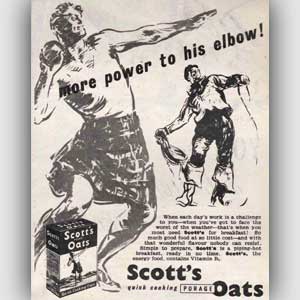 retro Scotts porage ad