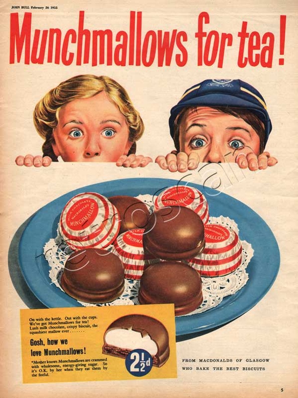 1955 Munchmallows advert
