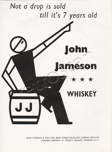 1954 vintage John Jameson Whiskey ad