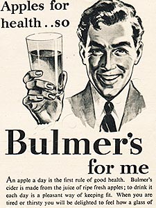 1954 Bulmers Cider - vintage ad