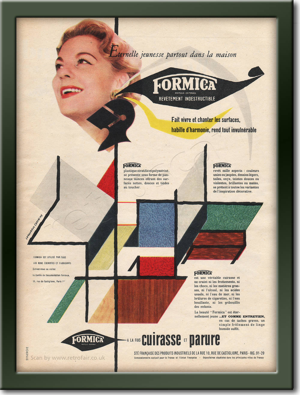 1954 Formica - framed preview retro