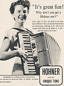 1954 ​Hohner - vintage ad
