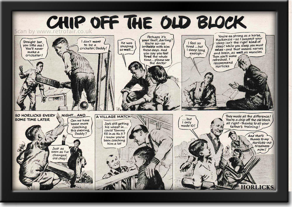 1954 Horlicks vintage ad