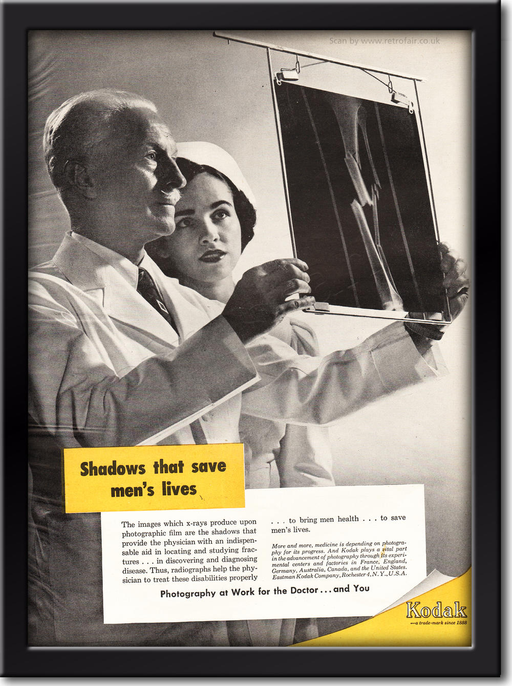 1954 retro Kodak Film advert