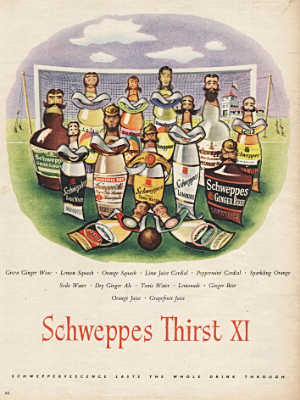  1954 ​Schweppes - vintage ad