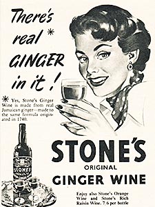 1954 ​Stones Ginger Ale - vintage ad