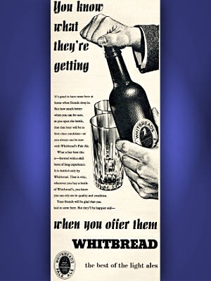 1954 ​Whitbread - vintage ad