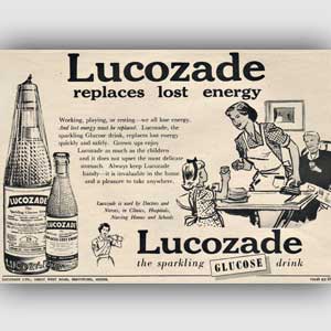 1953 Lucozade - vintage ad
