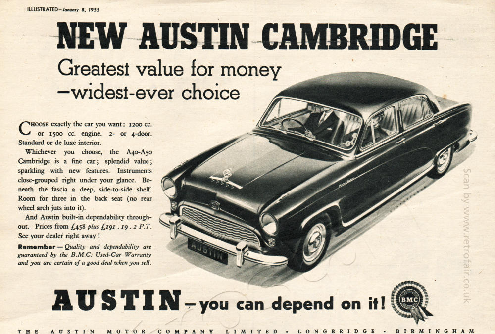 1955 vintage Austin Cambridge