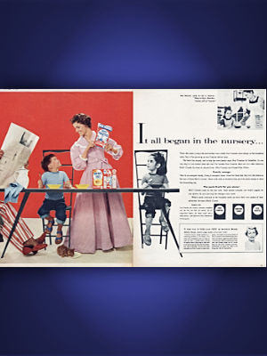 1955 Bird's Cereal - vintage ad