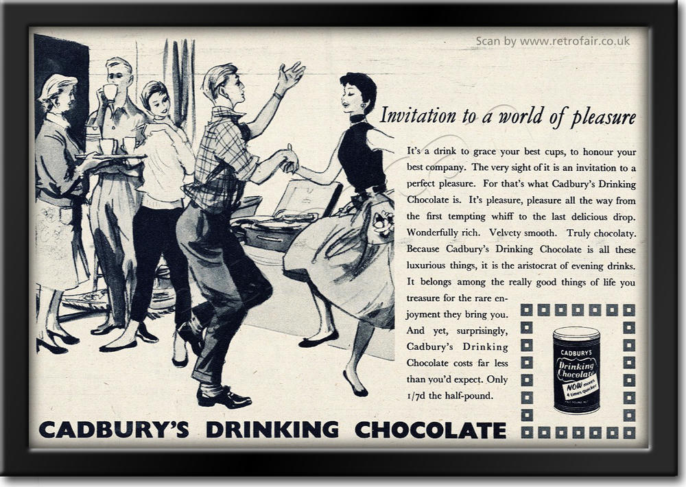 1955 Cadbury's Drinking Chocolate