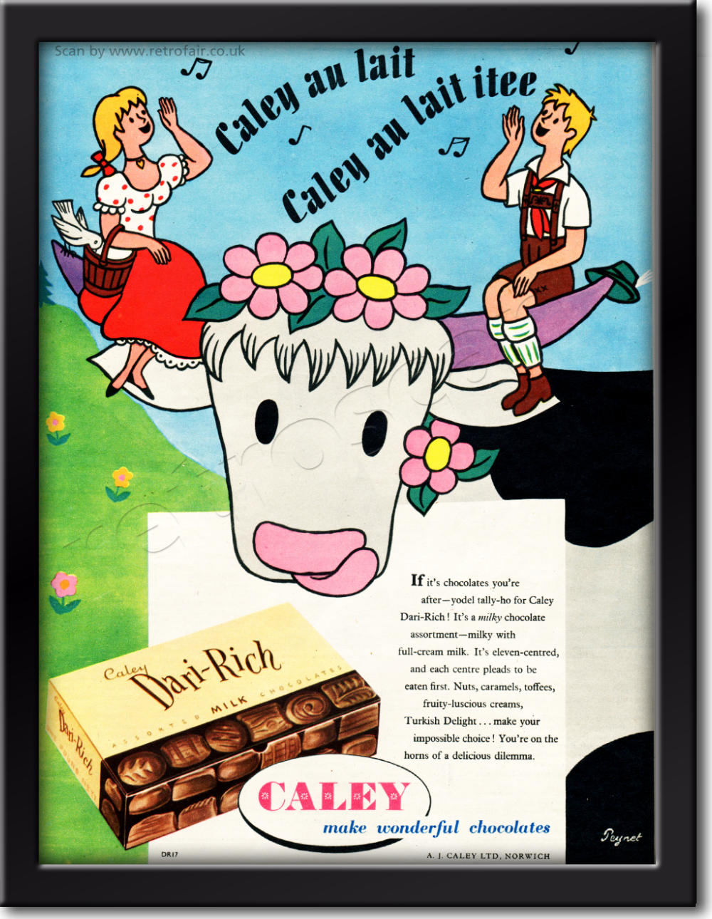 vintage 1955 Dari-Rich Chocolates