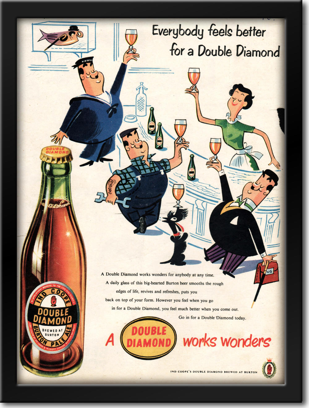 vintage Double Diamond Pale Ale advert