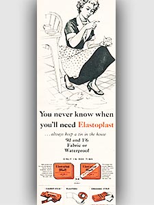 1954 ​Elastoplast - vintage ad
