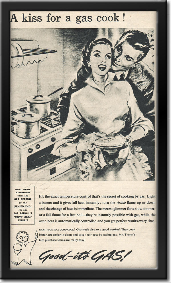 vintage 1955 Gas Council advert