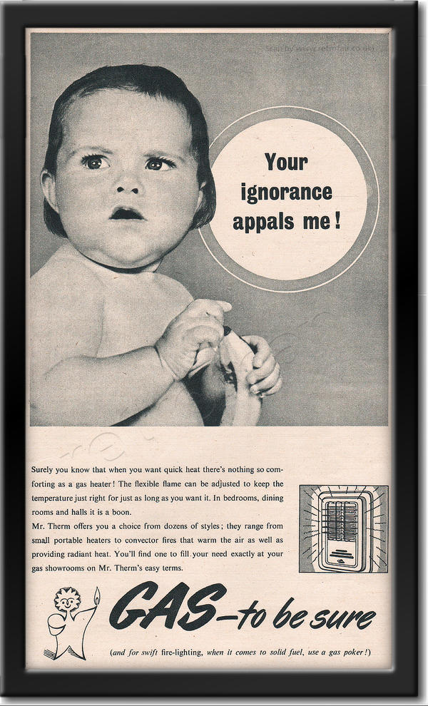 vintage 1955 Gas Council advert