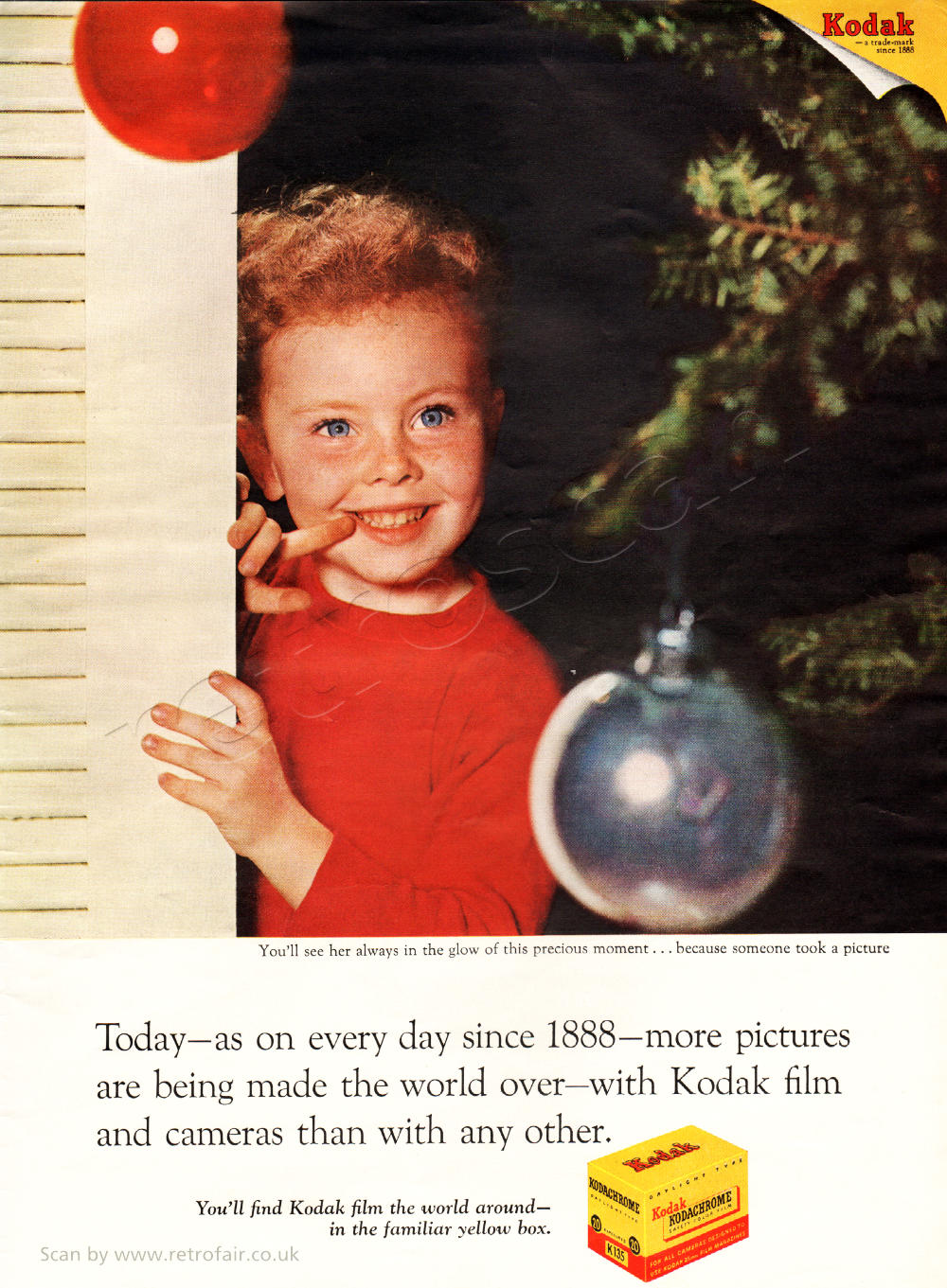 1955 Kodak vintage ad