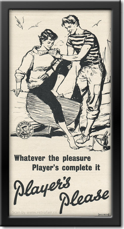 1955 Player's Cigarettes - framed preview