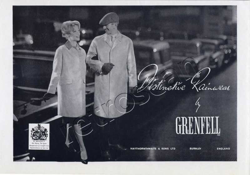 retro Grenfell Rainwear ad