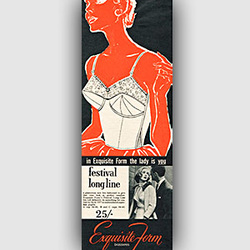 1958 Exquisite lingerie - vintage ad