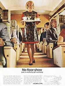 1969 Delta Airways - vintage ad