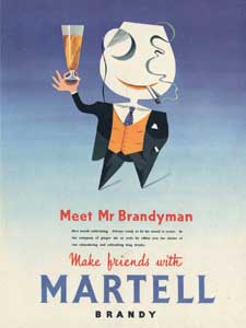 1955 Martell vintage ad