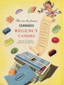 1954 Clarnico Regency Candies 