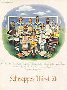  1954 Schweppes - vintage ad