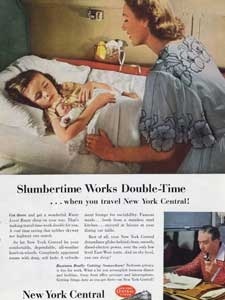 1953 New York Central vintage ad