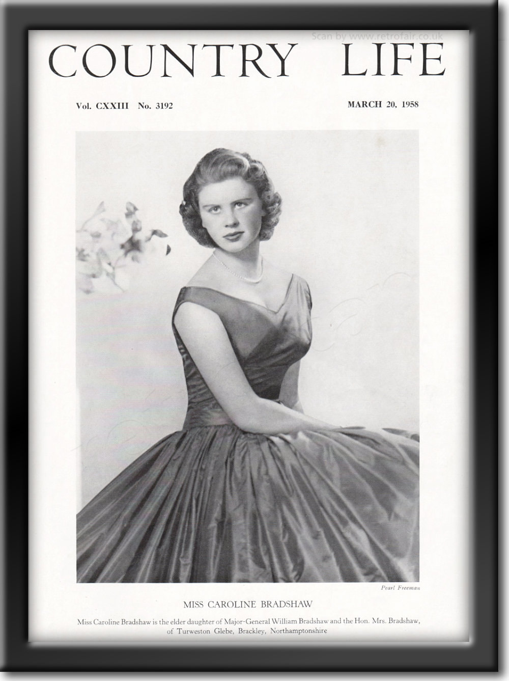 1958 Miss Caroline Bradshaw