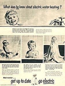 1958 Electricity Board - vintage ad